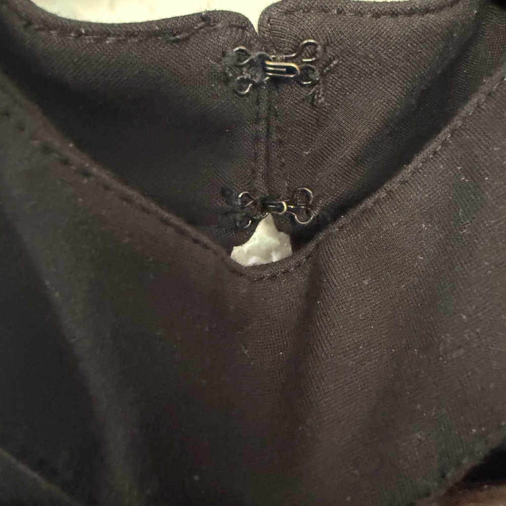 Marciano Black Lace-Trim Halter Style Evening Dress - Picture 11 of 16